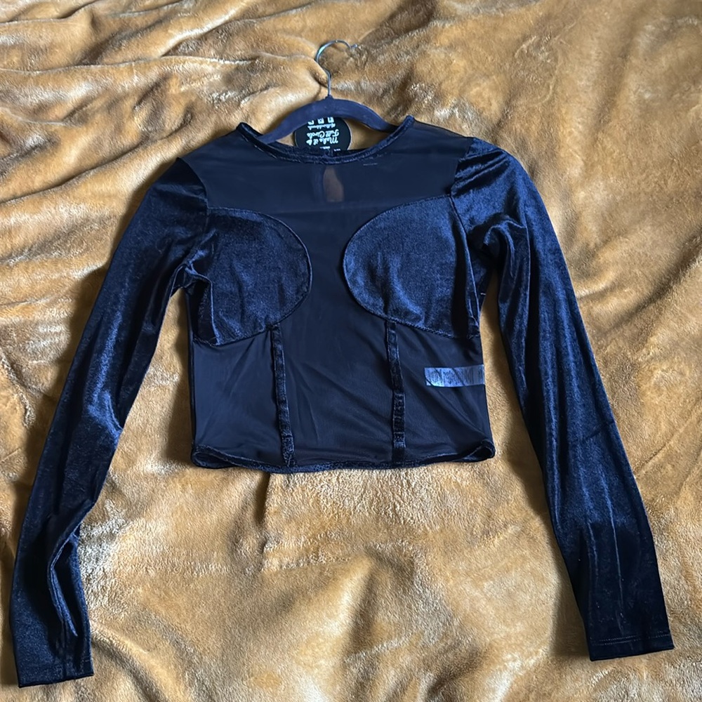 Velvet top
